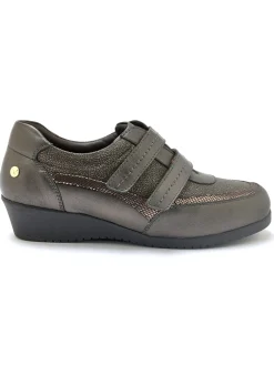 Femme Pédiconfort Derbies à scratch semelle amovible