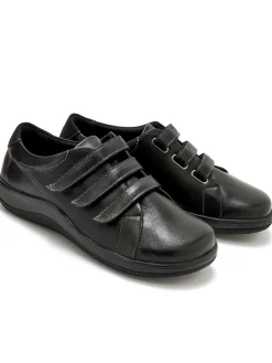 Femme Pédiconfort Derbies antibactériens semelle amovible