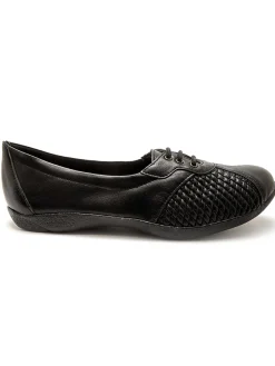 Femme Pédiconfort Derbies côtés extensibles cuir