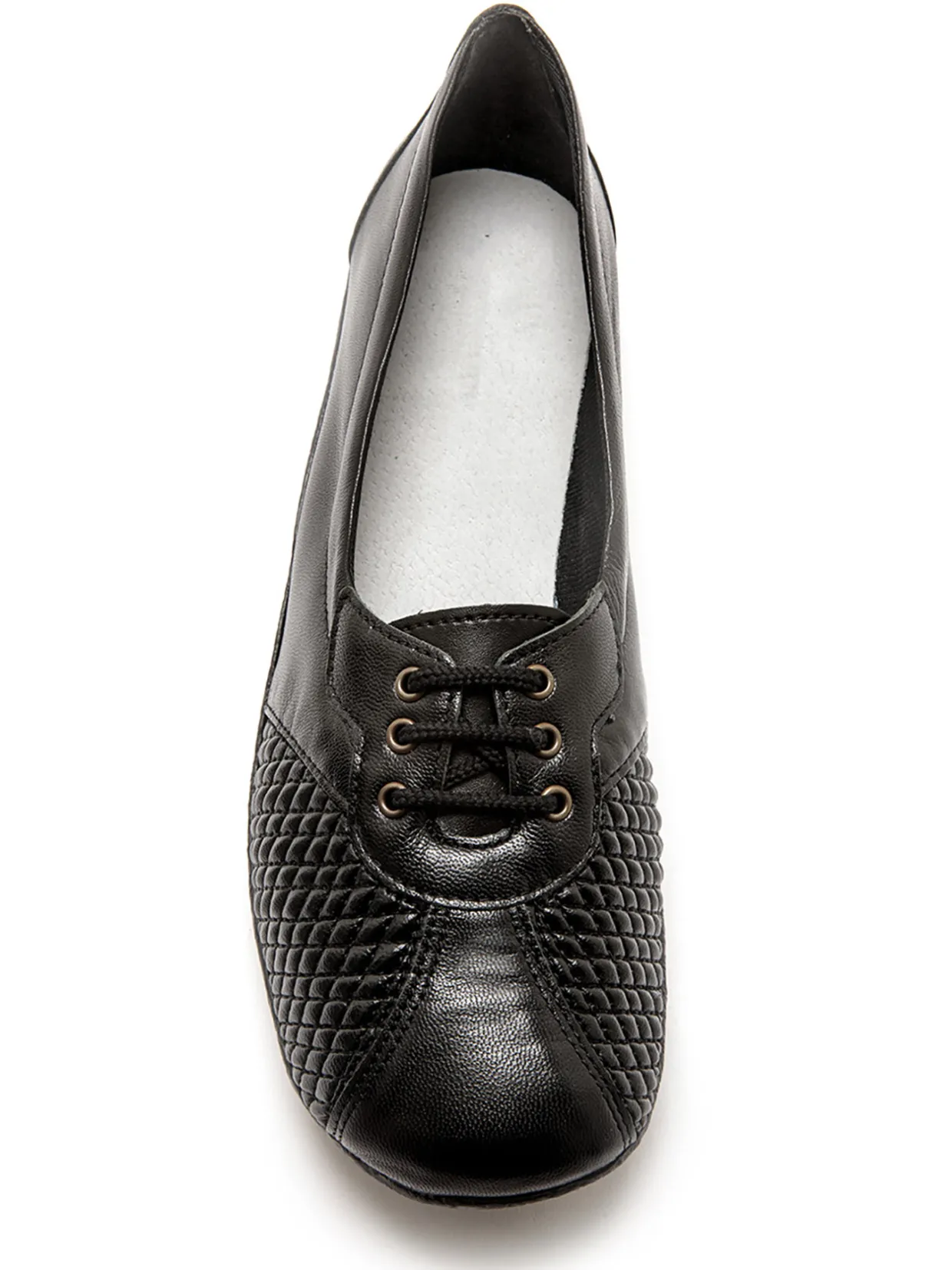 Femme Pédiconfort Derbies côtés extensibles cuir