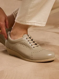 Femme Pédiconfort Derbies cuir à lacets