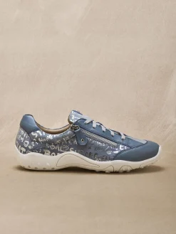 Femme Pédiconfort Derbies cuir motifs brillants