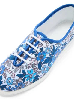 Femme Pédiconfort Derbies en toile intérieur éponge