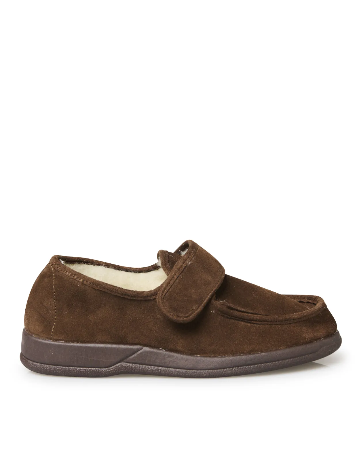 Homme Pédiconfort Derbies fourrés à scratch