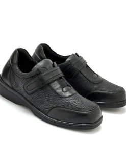 Femme Pédiconfort Derbies pieds sensibles à scratch