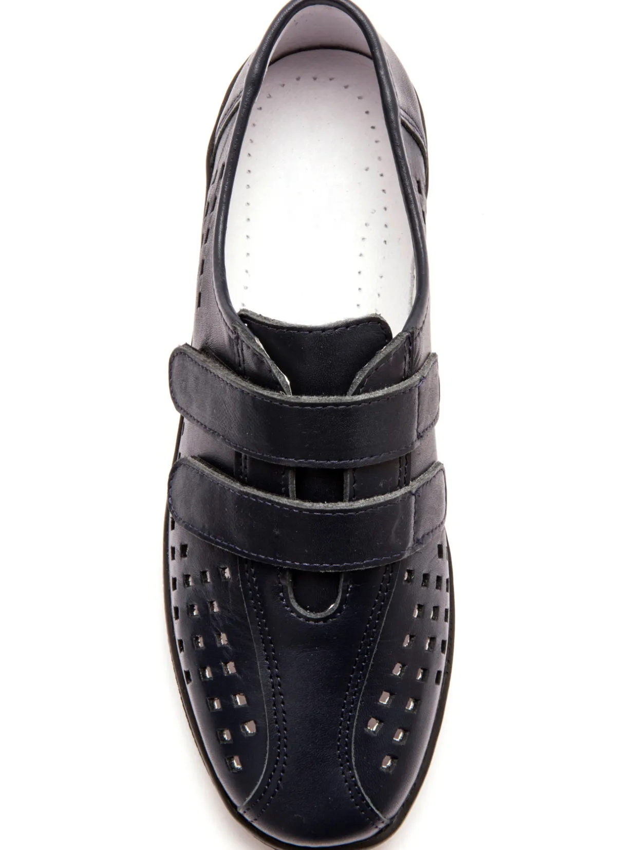 Femme Pédiconfort Derbies scratchées à semelle amovible