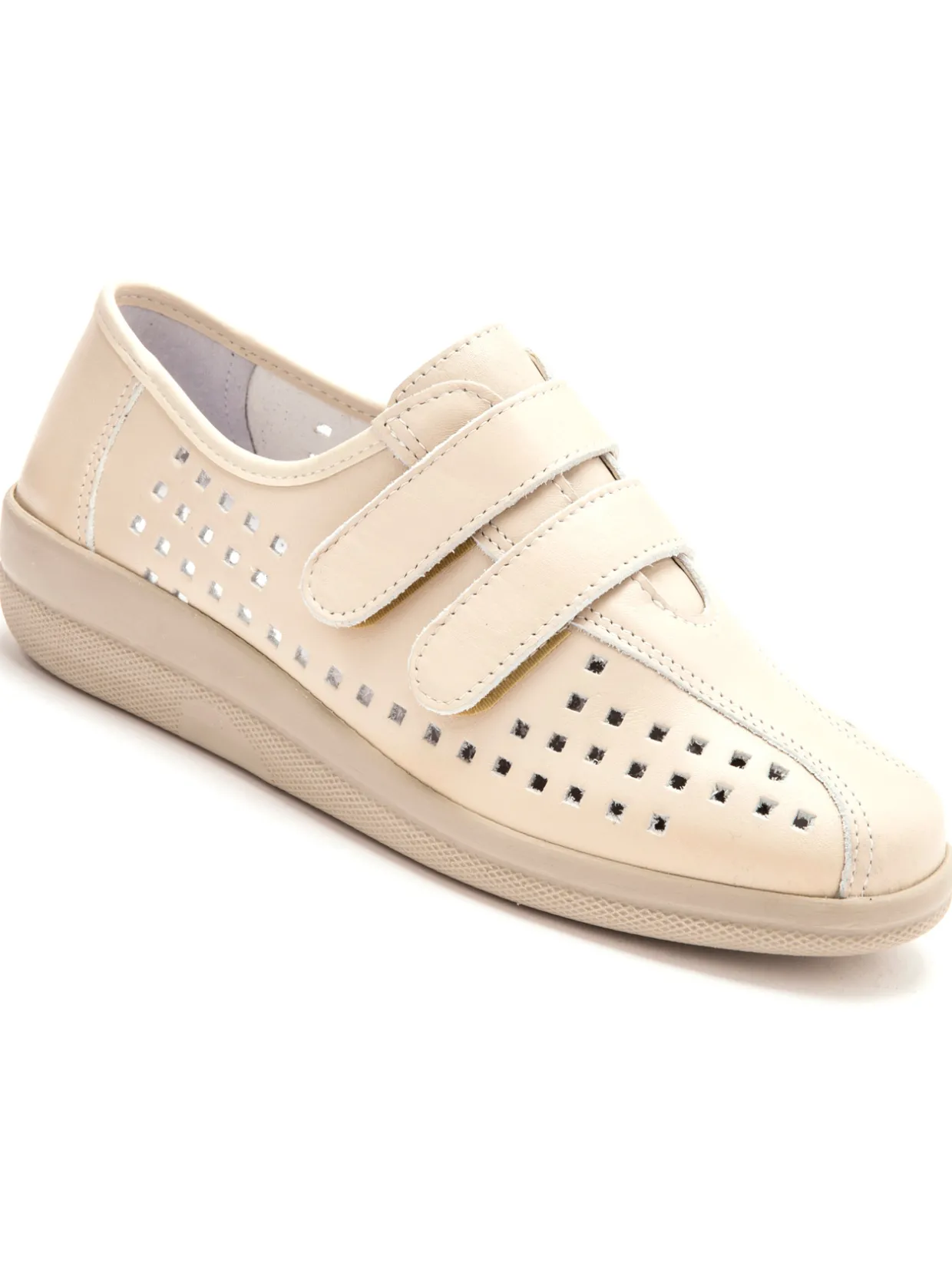 Femme Pédiconfort Derbies scratchées à semelle amovible