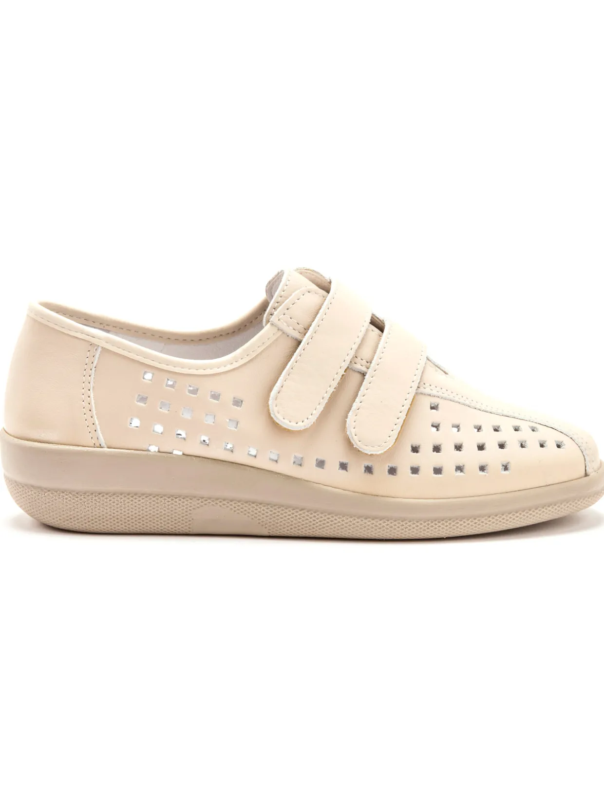 Femme Pédiconfort Derbies scratchées à semelle amovible