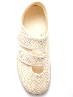 Femme Pédiconfort Derbies souples toile et éponge