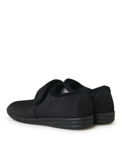 Homme Pédiconfort Derbies textile scratch semelle amovible