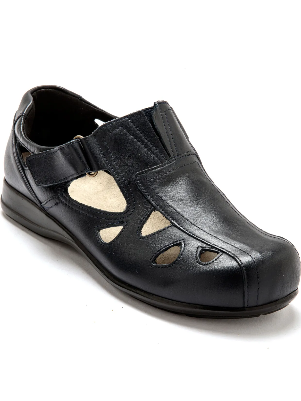 Femme Pédiconfort Derbies ultra larges semelle amovible