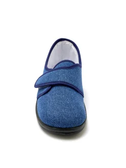 Femme Pédiconfort Derbies ultra-souples à patte scratch