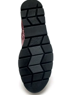 Femme Pédiconfort Derbies vernis façon croco