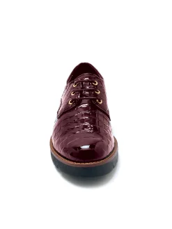 Femme Pédiconfort Derbies vernis façon croco