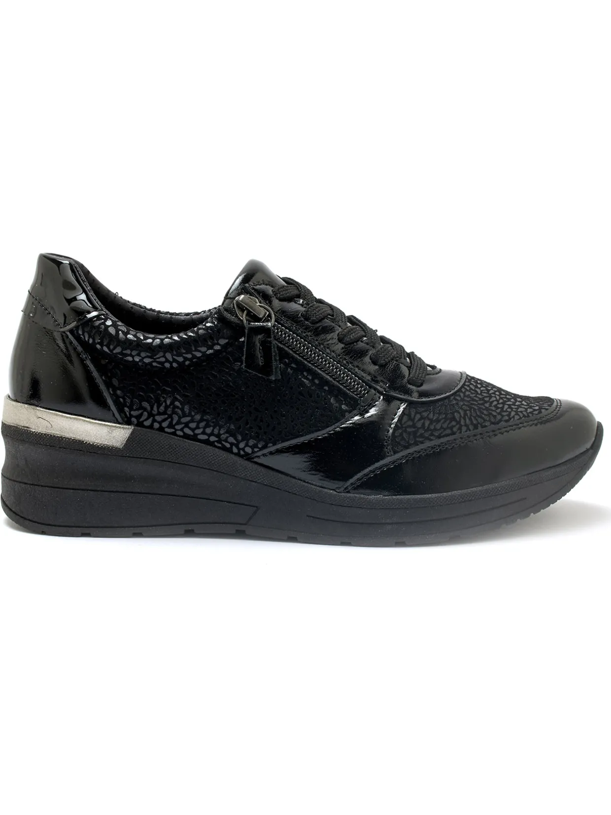 Femme Pédiconfort Derbies zip côté et lacets