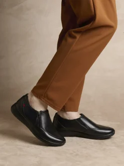 Femme Pédiconfort Derbies zippés et élastiqués