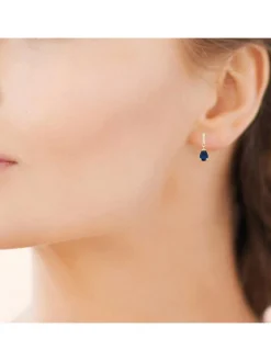 Femme Daxon Dormeuses oxyde de zirconium et pierre b