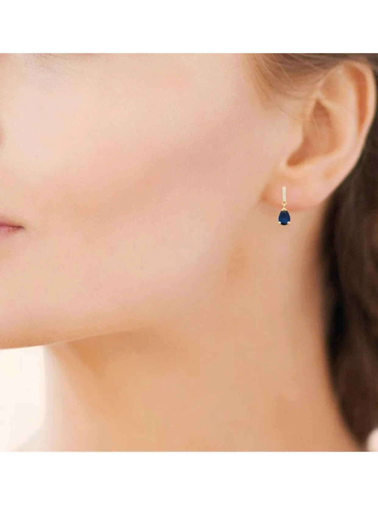 Femme Daxon Dormeuses oxyde de zirconium et pierre b