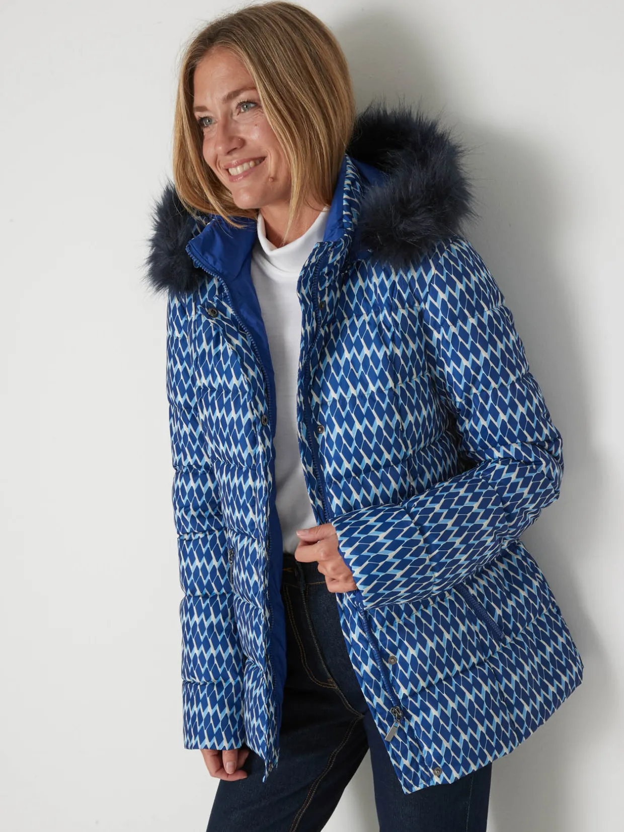 Femme Daxon Doudoune à capuche amovible