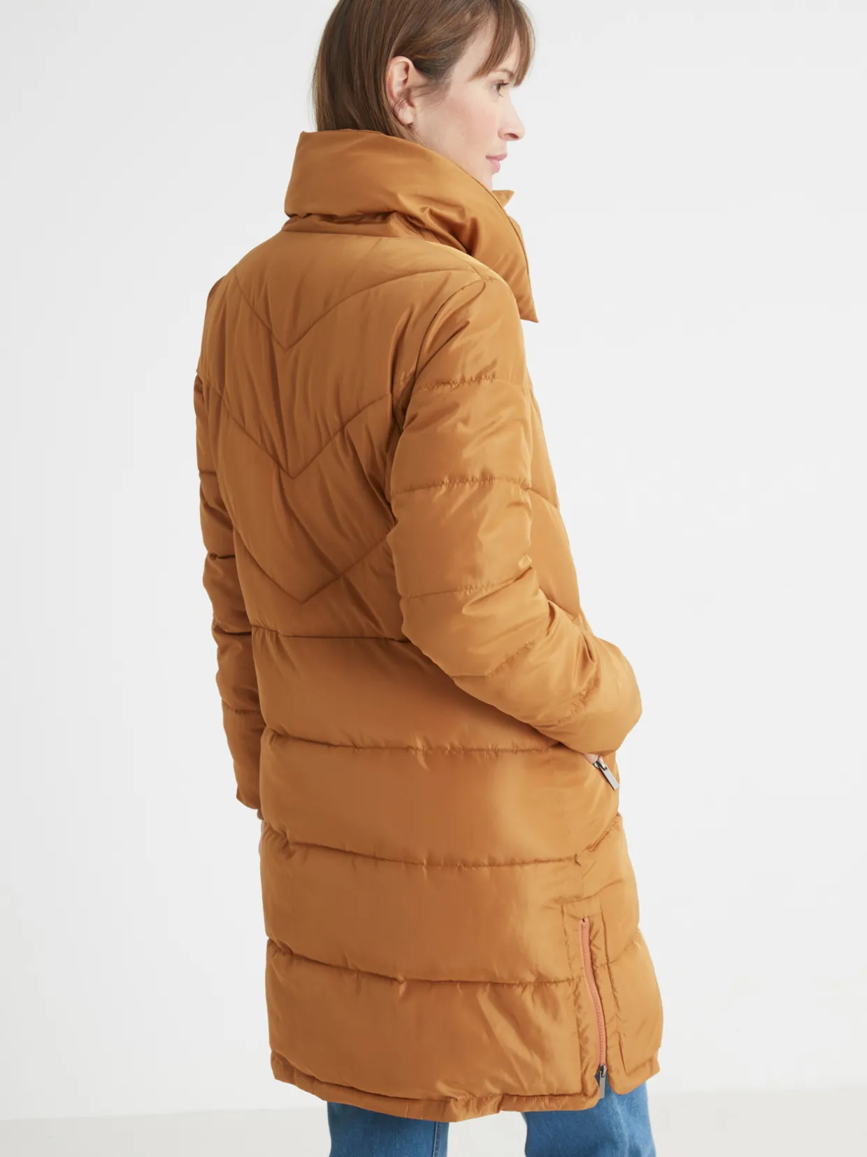 Femme Daxon Doudoune matelassée col montant