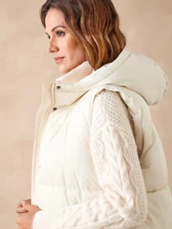 Femme Daxon Doudoune sans manches à capuche