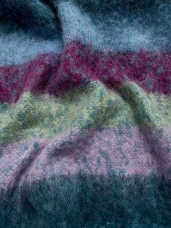 Femme Daxon Echarpe rayée avec mohair