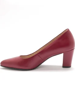 Femme Pédiconfort Escarpins cuir à talon