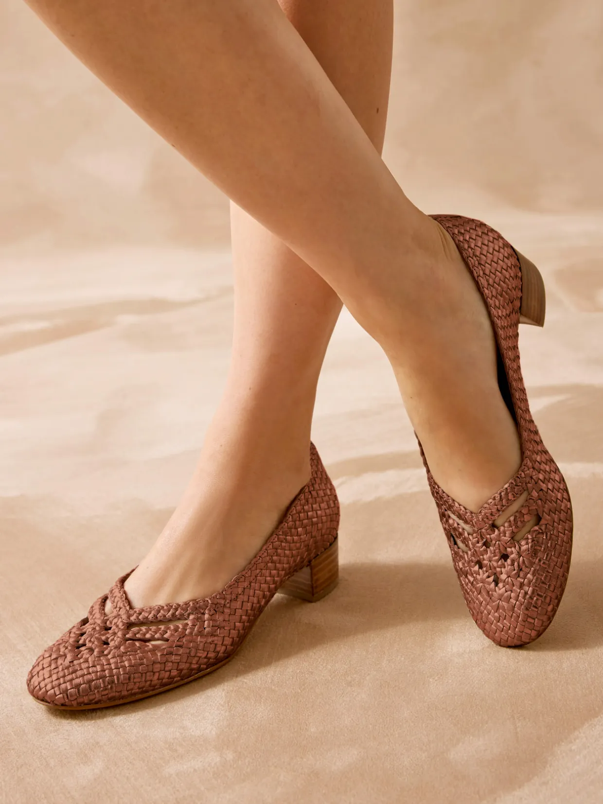 Femme Pédiconfort Escarpins tressés à aérosemelle