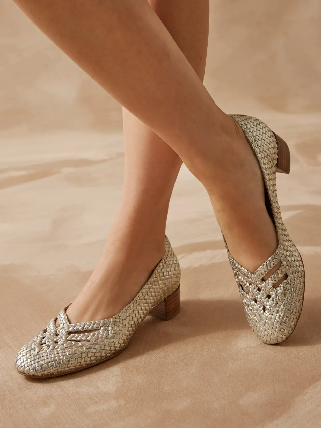 Femme Pédiconfort Escarpins tressés à aérosemelle