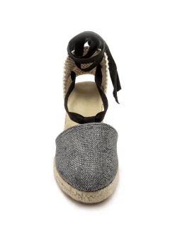 Femme Pédiconfort Espadrilles compensées lien cheville