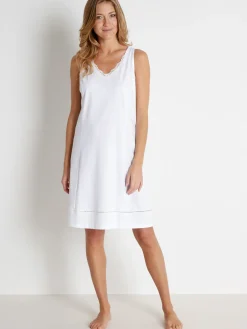 Daxon Fond de robe en pur coton long. 90cm