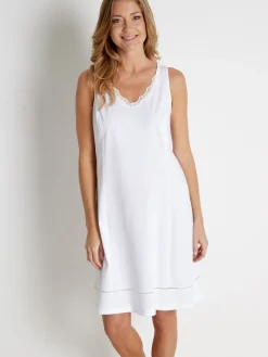 Daxon Fond de robe en pur coton long. 90cm
