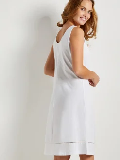 Daxon Fond de robe en pur coton, long. 100cm