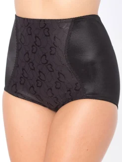 Daxon Gaine-culotte plastron en maille brodée