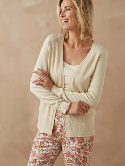 Femme Daxon Gilet ajouré bord à bord