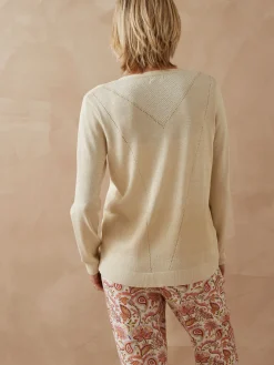 Femme Daxon Gilet ajouré bord à bord