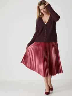 Femme Daxon Gilet avec laine et mohair