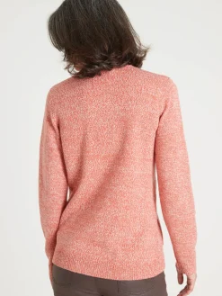 Femme Daxon Gilet classique en maille chinée