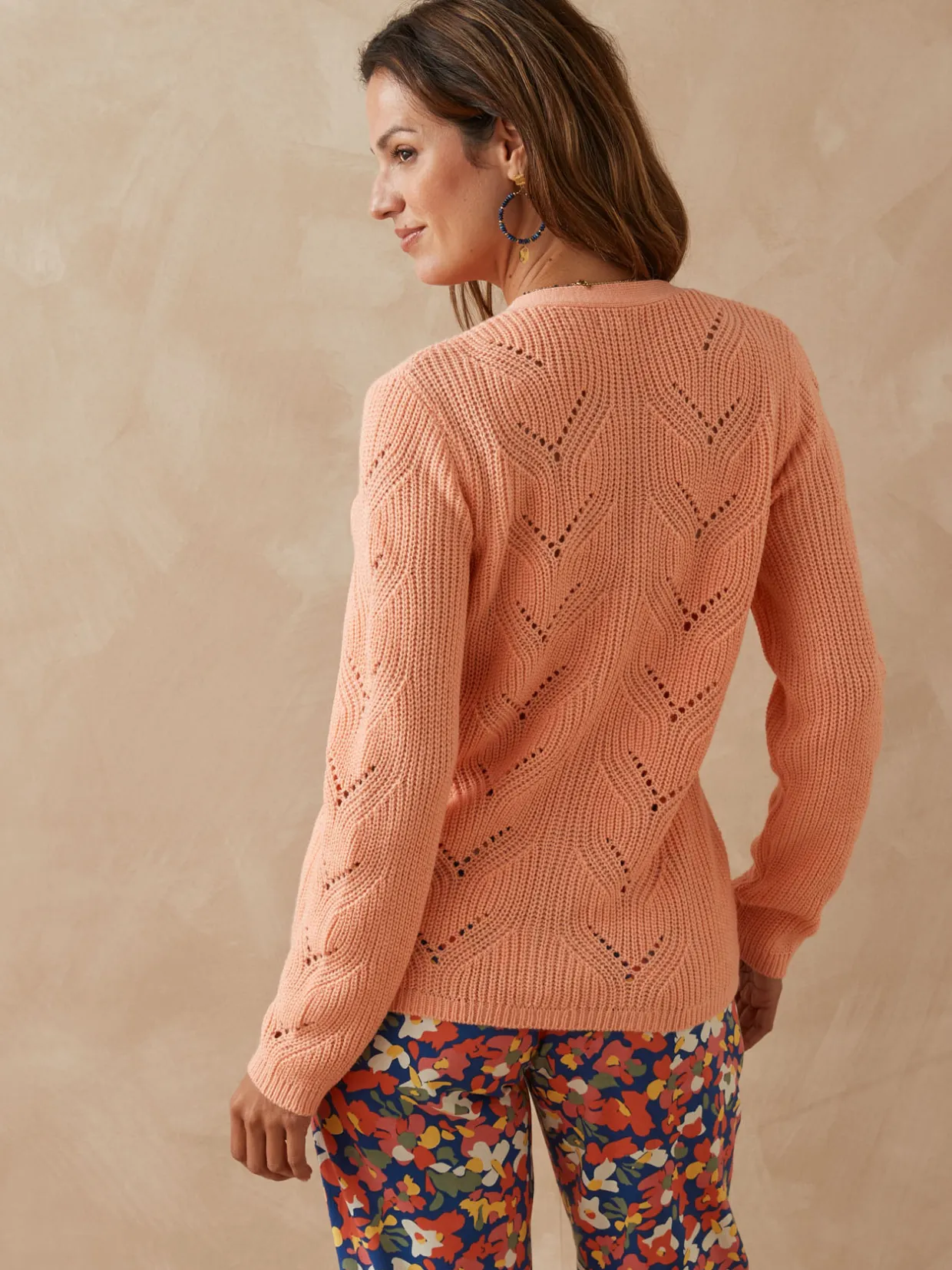 Femme Daxon Gilet en côtes perlées