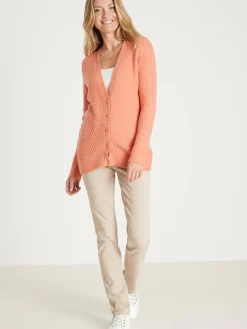 Femme Daxon Gilet en maille affinante