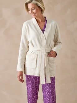 Daxon Gilet en maille bouclette