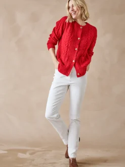 Femme Daxon Gilet en maille fantaisie