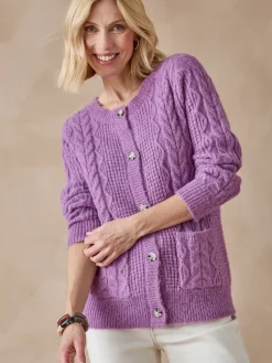 Femme Daxon Gilet en maille fantaisie