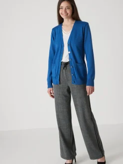 Femme Daxon Gilet encolure V 50% laine mérinos