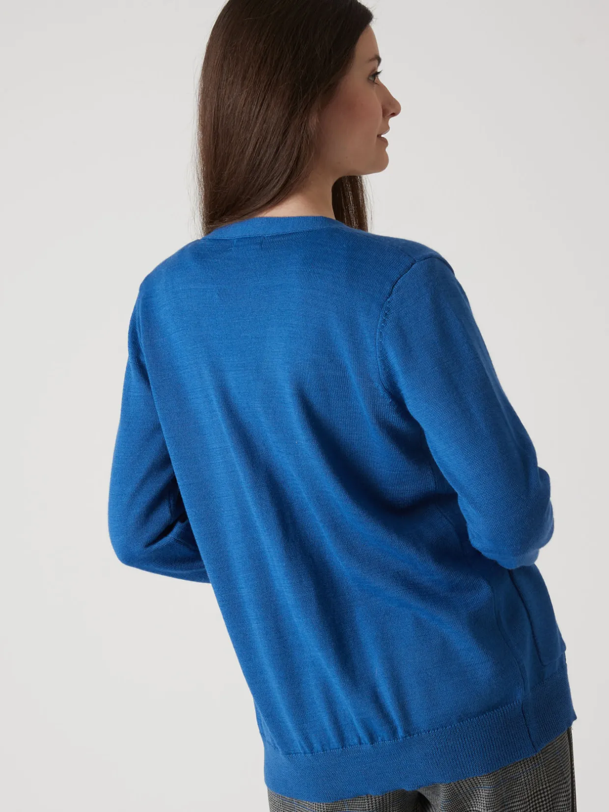 Femme Daxon Gilet encolure V 50% laine mérinos