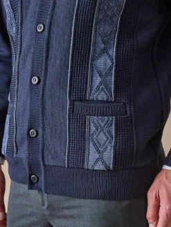 Homme Daxon Gilet jacquard avec laine