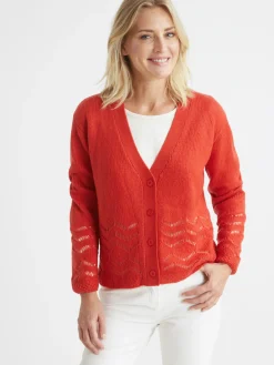 Femme Daxon Gilet long encolure V