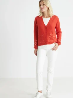 Femme Daxon Gilet long encolure V