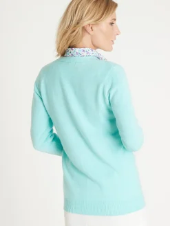 Femme Daxon Gilet manches longues point ajouré