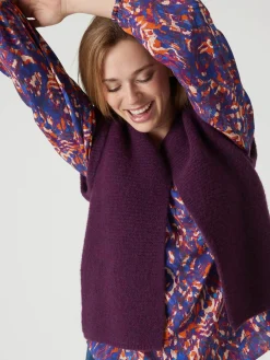 Femme Daxon Gilet point mousse sans manches